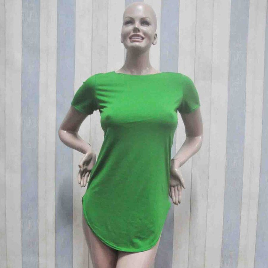 Short Sleeve Casual Tee T Shirt Mini Party Dress -  - 6