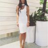 Sleeveless Bandage Stretch Party Dress Kylie Jenner Style - CELEBRITYSTYLEFASHION.COM.AU - 4