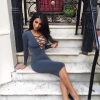 Tie Up Deep V Neck Criss Long Sleeve Bandage Dress Hot Colors -  - 4