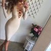 Tie Up Deep V Neck Criss Long Sleeve Bandage Dress Hot Colors -  - 3