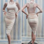 Stretch Party Long Pleated Maxi Dress -  - 2