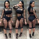 3 Piece Set Bandage Party Dress Kim Kardashian Style -  - 2