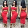 Strapless Two Piece Outfit Bandage Club Dress Kylie Jenner Style - CELEBRITYSTYLEFASHION.COM.AU - 5