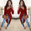 Deep V Neck Long Asymmetrical Party Tshirt Dress - CELEBRITYSTYLEFASHION.COM.AU - 7