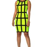 Sleeveless Bright Patchwork Mini Club Dress - CELEBRITYSTYLEFASHION.COM.AU - 2