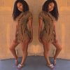 T Shirt Dress Casual Party Bright - CELEBRITYSTYLEFASHION.COM.AU - 2