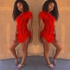 T Shirt Dress Casual Party Bright - CELEBRITYSTYLEFASHION.COM.AU - 4