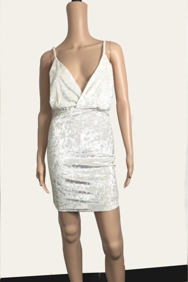 Velvet Sleeveless Dress - CelebritystyleFashion.com.au online clothing shop australia