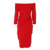 Summer Fashion Sexy Club Dresses Women Dress 3/4 Sleeve Slash Neck Off Shoulder Dresses - CelebritystyleFashion.com.au online clothing shop australia