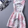 Casual Print Dress Women Fashion Printing Sleeveless Vest Dress Vestidos Vintage Woman tutu Svestido Party Dresses - CelebritystyleFashion.com.au online clothing shop australia