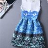 Casual Print Dress Women Fashion Printing Sleeveless Vest Dress Vestidos Vintage Woman tutu Svestido Party Dresses - CelebritystyleFashion.com.au online clothing shop australia