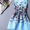 Casual Print Dress Women Fashion Printing Sleeveless Vest Dress Vestidos Vintage Woman tutu Svestido Party Dresses - CelebritystyleFashion.com.au online clothing shop australia