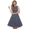 Women Dress Retro Vintage 1950s 60s Rockabilly Floral Swing Summer Dresses Elegant Bow-knot Tunic Vestidos - CelebritystyleFashion.com.au online clothing shop australia