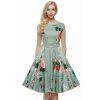 Women Dress Retro Vintage 1950s 60s Rockabilly Floral Swing Summer Dresses Elegant Bow-knot Tunic Vestidos - CelebritystyleFashion.com.au online clothing shop australia