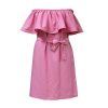 Fashion Brand Summer Dress Women Off Shoulder Dress Sleeveless Ruffles Cross Straps Dresses Candy Color Party Dresses - CelebritystyleFashion.com.au online clothing shop australia