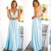 ZKY Summer Sexy Women Maxi Dress Red Beach Long Dress Multiway Bridesmaids Convertible Wrap Dresses Robe Longue Femme - CelebritystyleFashion.com.au online clothing shop australia