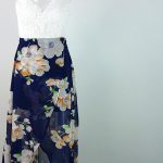 Sexy print lace summer dress Strap deep v neck high waist beach dresses women new slit backless long dress - CelebritystyleFashion.com.au online clothing shop australia