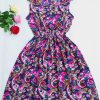 Women Sexy black brief Print Summer Sleeveless Women vestido Brand Slim Dresses Clothing Beach Dress Free shipping - CelebritystyleFashion.com.au online clothing shop australia
