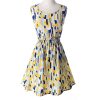 Women casual Bohemian floral flower sleeveless vest printed beach chiffon top dress S092 - CelebritystyleFashion.com.au online clothing shop australia