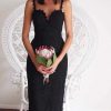 Summer Style White Black Lace Dress V Cami Bodycon Sexy cheap clothes china vestidos de festa mujer Casual office Midi Dresses - CelebritystyleFashion.com.au online clothing shop australia