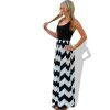 High Quality Brand Women Summer Dress Striped Print Long Dress Beach Boho Maxi Dress Feminine Plus Size - CelebritystyleFashion.com.au online clothing shop australia
