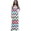 High Quality Brand Women Summer Dress Striped Print Long Dress Beach Boho Maxi Dress Feminine Plus Size - CelebritystyleFashion.com.au online clothing shop australia