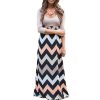 High Quality Brand Women Summer Dress Striped Print Long Dress Beach Boho Maxi Dress Feminine Plus Size - CelebritystyleFashion.com.au online clothing shop australia
