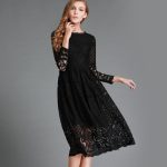 New European Spring Women's Lace Hollow Out Long Dresses Bohemian Femme Casual Clothing Women Sexy Slim Party Dress Vestido - CelebritystyleFashion.com.au online clothing shop australia