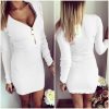 Vestidos Autumn Women Dresses Zipper O-neck Sexy Knitted Dress Long Sleeve Bodycon Sheath Pack Hip Dress Vestidos GV090 - CelebritystyleFashion.com.au online clothing shop australia