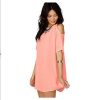 Womens Summer Dresses Summer Short Sleeve Chiffon dress Loose Off Shoulder 3XL Casual Women Dress Plus Size - CelebritystyleFashion.com.au online clothing shop australia