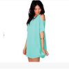 Womens Summer Dresses Summer Short Sleeve Chiffon dress Loose Off Shoulder 3XL Casual Women Dress Plus Size - CelebritystyleFashion.com.au online clothing shop australia