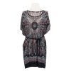 vestido feminino women plus size summer dresses Loose Ethnic Print Skater Batwing sleeve tunics vintage Sexy bohemian dress - CelebritystyleFashion.com.au online clothing shop australia