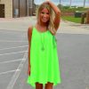Women beach dress Fluorescence summer dress chiffon female women dress summer style vestido plus size women clothing - CelebritystyleFashion.com.au online clothing shop australia