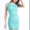 Autumn Dresses Women Black white Sheath Sleeveless Knee-Length Lace Dresses Body Package Hip Sexy Dress - CelebritystyleFashion.com.au online clothing shop australia
