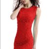 Autumn Dresses Women Black white Sheath Sleeveless Knee-Length Lace Dresses Body Package Hip Sexy Dress - CelebritystyleFashion.com.au online clothing shop australia